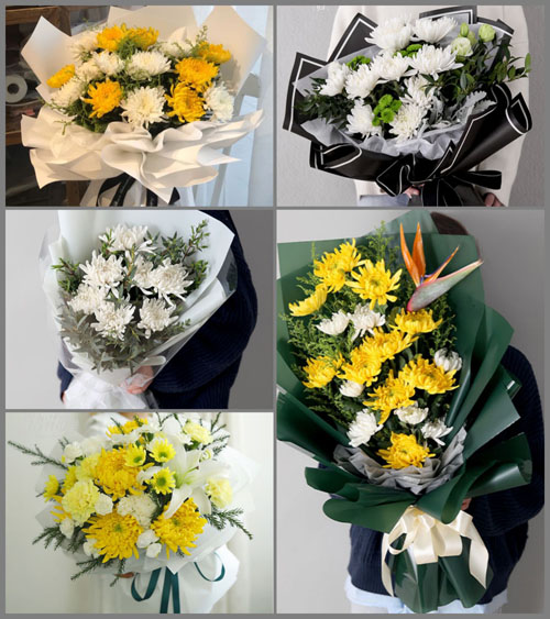 浙江省温州平阳县鳌江镇徐家站村白事花束代送